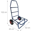 Relaxdays Sulankstomas transportavimo vežimėlis, 80 kg