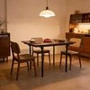 Relaxdays Sulankstomas valgomojo stalas 76x120x78 cm, MDF, metalas