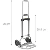 Relaxdays Sulankstomas vežimėlis iki 60 kg