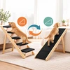 Relaxdays Sulankstomi šunų laipteliai 2 viename, laiptai ir rampa, lovai ir sofai