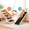 Relaxdays Sulankstomi šunų laipteliai 2 viename, laiptai ir rampa, lovai ir sofai