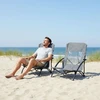 Relaxdays 2x sulankstomos paplūdimio kėdės