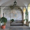 Relaxdays Sūpynės verandai, metalas, 133x58x197 cm, juoda