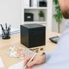 Relaxdays Taupyklė, nerūdijančio plieno, kubo formos