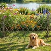 Relaxdays Trellis komplektas 3 dalių ištraukiamas medinis
