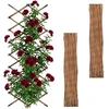 Relaxdays Trellis komplektas 3 dalių ištraukiamas medinis
