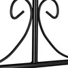 Relaxdays Trellis komplektas, metalas, 150x50x1,5 cm, juoda