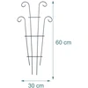 Relaxdays Trellis komplektas, metalinis, vintage stilius