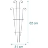 Relaxdays Trellis komplektas, metalinis, vintage stilius