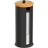 Relaxdays Tualetinio popieriaus laikiklis 3 ritinėliams, metalinis laikymas