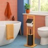 Relaxdays Bambukinis WC rinkinys