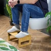 Relaxdays Sulankstoma bambukinė tualeto kėdutė