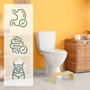 Relaxdays Sulankstoma bambukinė tualeto kėdutė