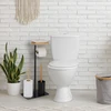 Relaxdays Bambuko ir geležies WC rinkinys su lentynėle