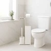 Relaxdays Tualeto komplektas su atsarginių ritinėlių laikikliu