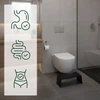Relaxdays Sulankstoma bambukinė tualeto pakylėlė