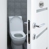 Kodustaar 4 lipnių WC ženklų rinkinys