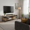 Relaxdays TV staliukas, 140x40x45 cm, juodas