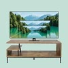 Relaxdays TV staliukas, 140x40x45 cm, rudas, medžio imitacija