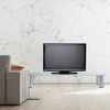 Relaxdays TV staliukas, 17x100x35 cm, stiklas