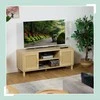 Relaxdays TV staliukas, 48x115x40 cm, natūralus
