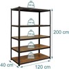 Relaxdays Tvirta lentyna Industrial Chic 500 kg