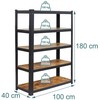 Relaxdays Tvirta lentyna Industrial Chic 500 kg