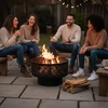 Relaxdays Ugnies dubuo su dangčiu ir kepsnine