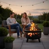 Relaxdays Ugnies dubuo su liepsnų motyvu
