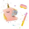 Relaxdays Unicorn Piñata Rinkinys Lazdelė ir Kaukė Šventės Dekoracija