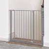 Relaxdays Vaikiška apsauginė tvorelė, reguliuojamas plotis 75-100 cm, metalas, plastikas