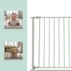 Relaxdays Vaikiška apsauginė tvorelė, reguliuojamas plotis 75-100 cm, metalas, plastikas