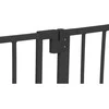Relaxdays Vaikiška apsauginė vartelė, 75–100 cm, Metalas, Plastikas