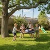 Relaxdays Vaikiška lizdo sūpynė su pagalvėle ir rankenomis