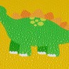 Kodustaar Spalvingas dėlionės kilimėlis su dinozaurais