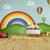 Relaxdays Vaikiška žaislų skrynia debesėlio dizaino