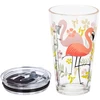 Relaxdays 4x vaikiški puodeliai su flamingo motyvu