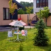 Relaxdays Vaikiškas stovyklavimo komplektas su skėčiu nuo saulės