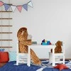 Relaxdays Baltoji vaikų komplektacija su 2 kėdėmis