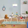 Relaxdays Vaikiškas stalo ir kėdžių rinkinys Space Dino