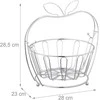 Relaxdays Vaisių krepšelis "Apple"