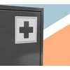 Relaxdays Užrakinama vaistinėlės spintelė su lentyna