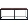 Relaxdays Valgomojo suolas, 120x30x47 cm, Ruda Juoda