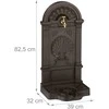 Relaxdays Vandens fontanas, 82,5x39x32 cm, Rudas