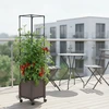 Relaxdays Vazonas su grotelėmis ir ratukais