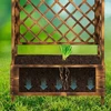 Relaxdays Sodinukas su treliažu ir stogeliu