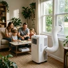 Relaxdays Ventiliacijos žarna, balta, 5 m, nepralaidi dujoms