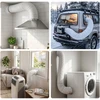 Relaxdays Ventiliacijos žarna 500 cm balta PVC aliuminis