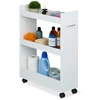 Relaxdays Siauras riedantis vežimėlis
