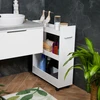Relaxdays Siauras riedantis vežimėlis